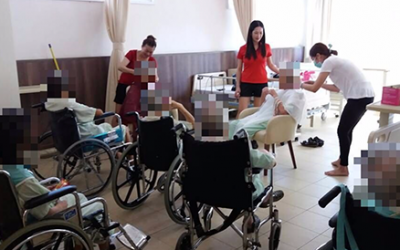 Hospital Ministry  -Another fruitful hair cutting session & bed to bed visitaton last Sat (24/06/17) @ Econ Nursing Home.